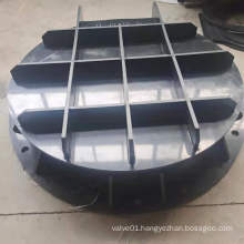 HDPE flap gate valve with rubber wedge valves